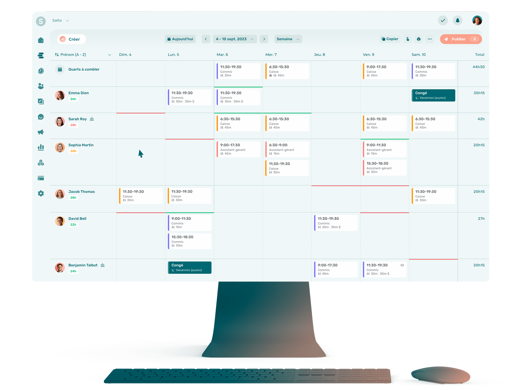 Video de l'application Agendrix, le meilleur logiciel de gestion des plannings de travail