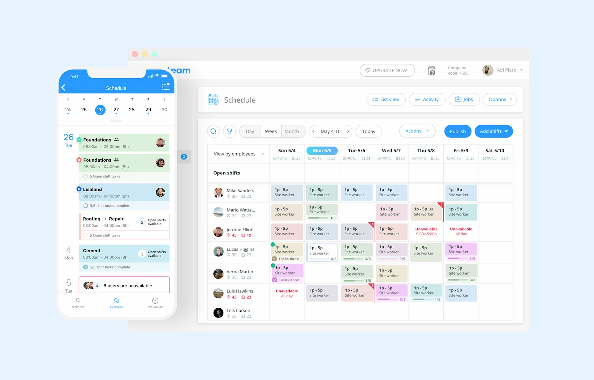 Connecteam software interface