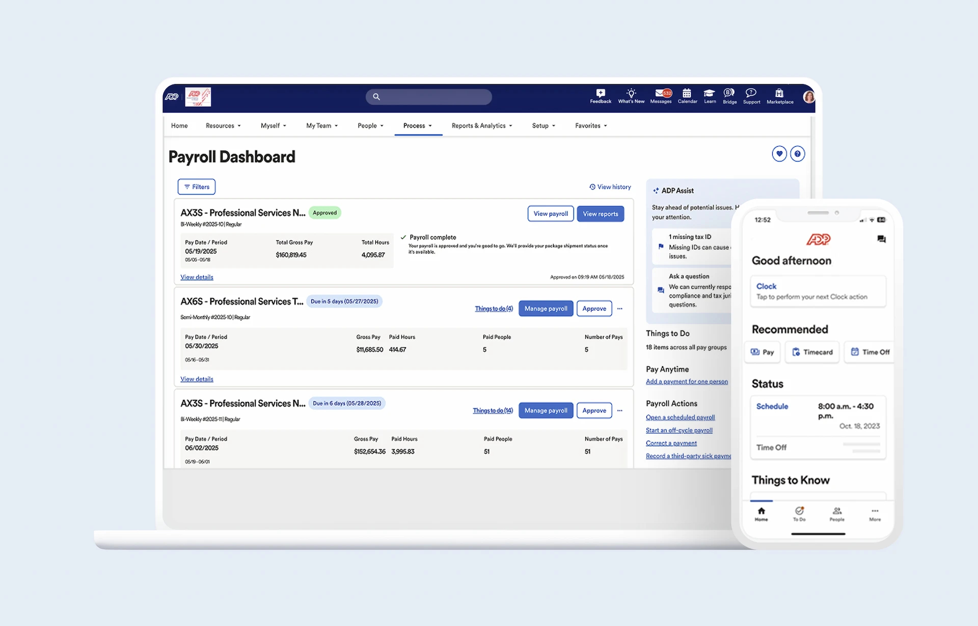 ADP, a HR software for small businesses
