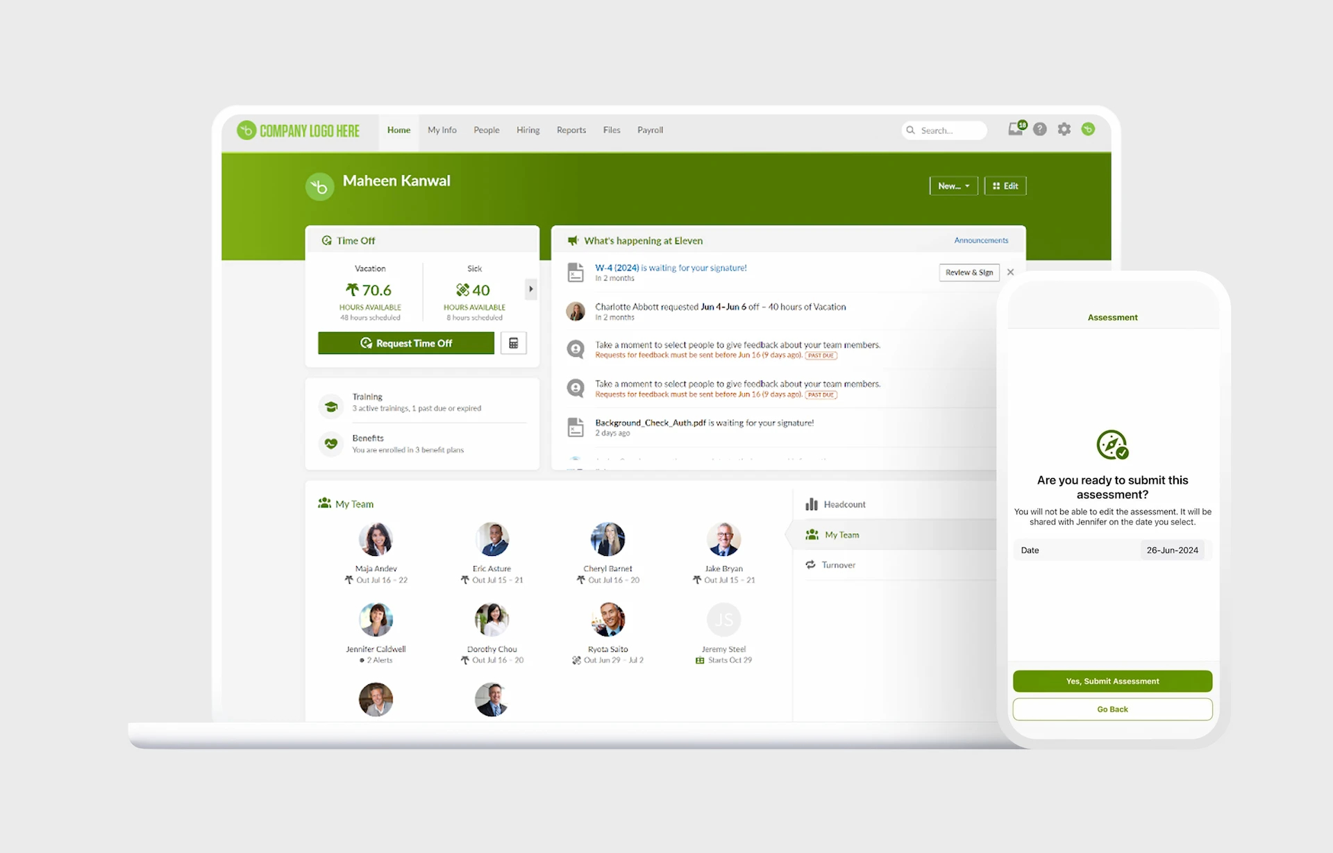 BambooHR, a HR software for small businesses