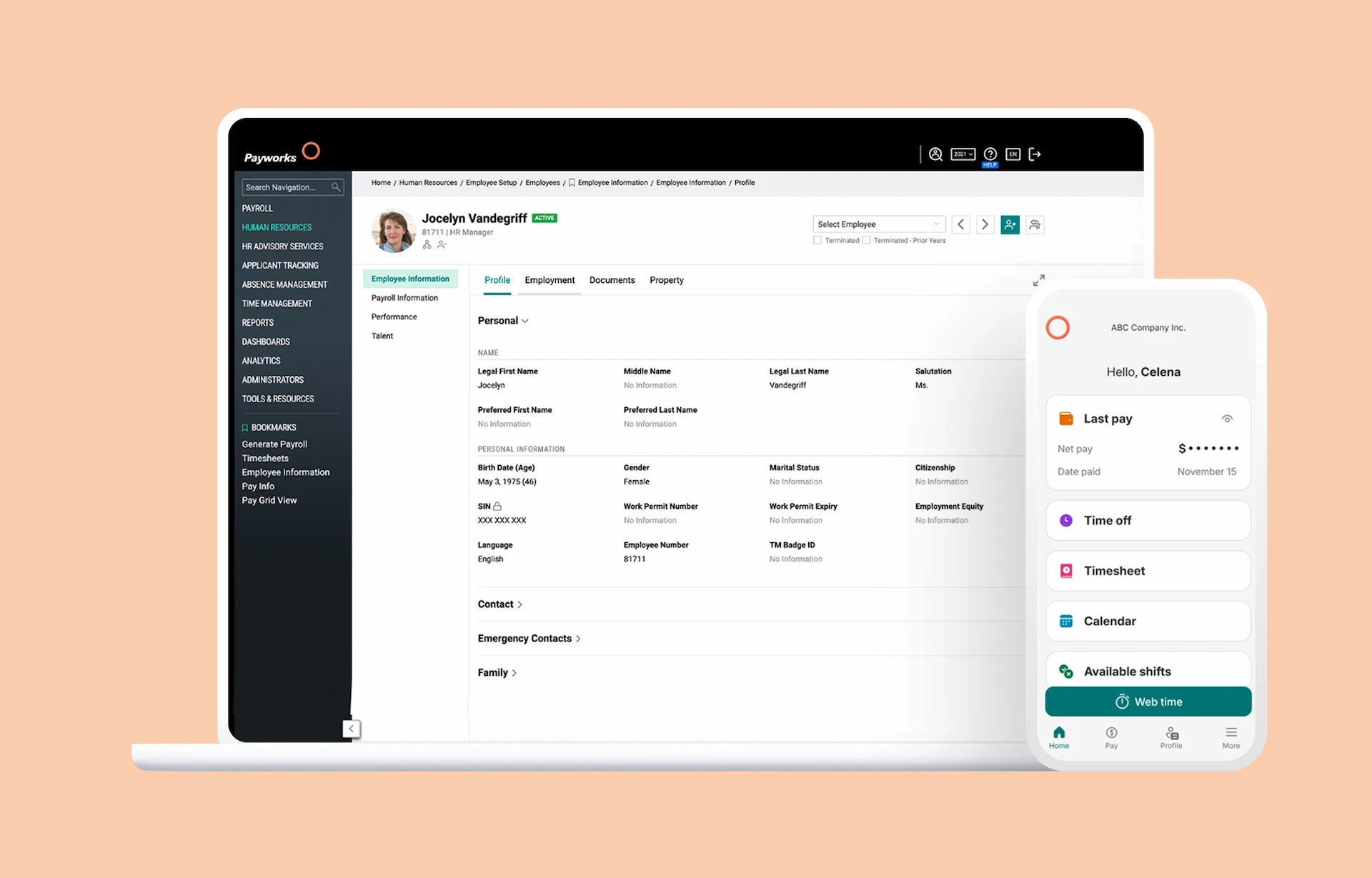 Payworks, a HR software for small businesses
