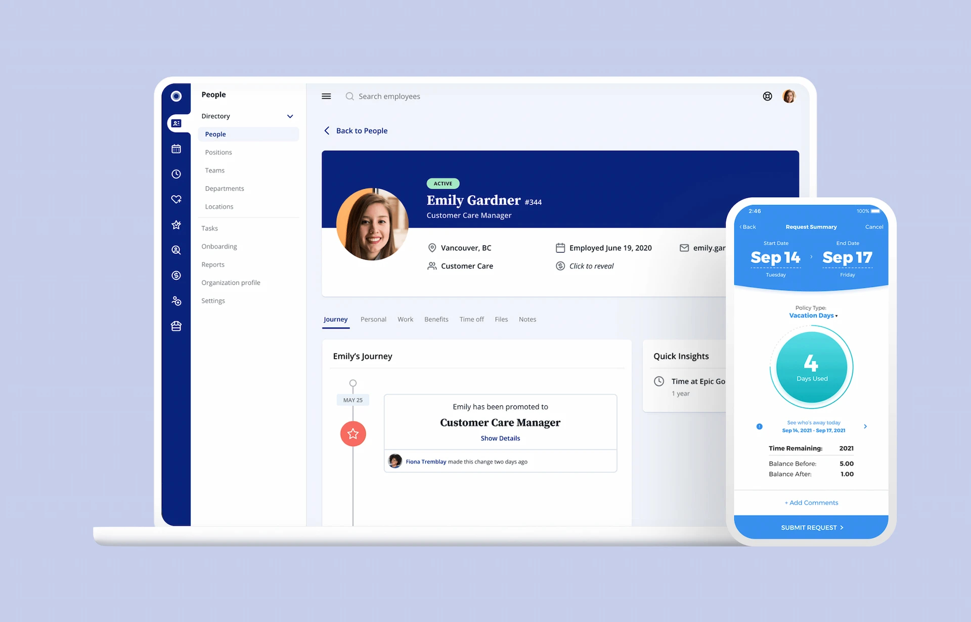 Rise People, a HR software for small businesses