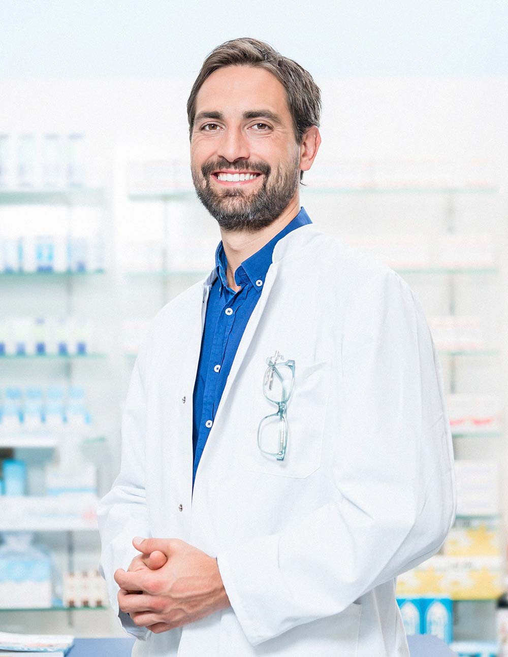 Portrait d'un pharmacien