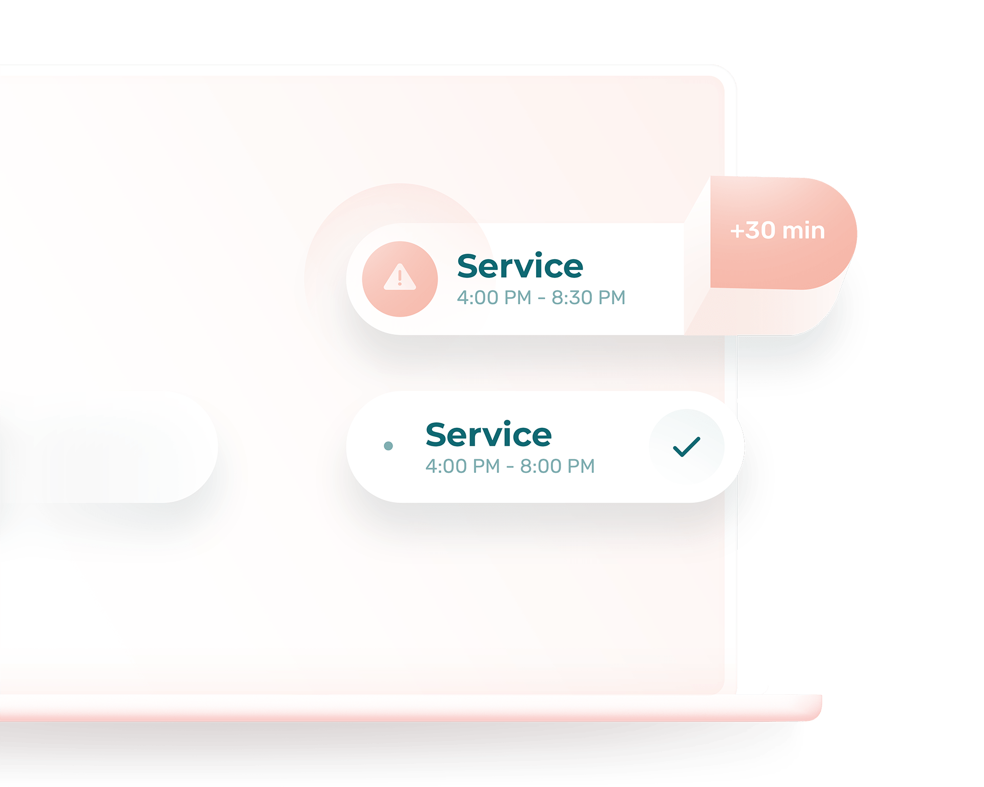 Computer illustration with Timesheet Verification included in Agendrix software