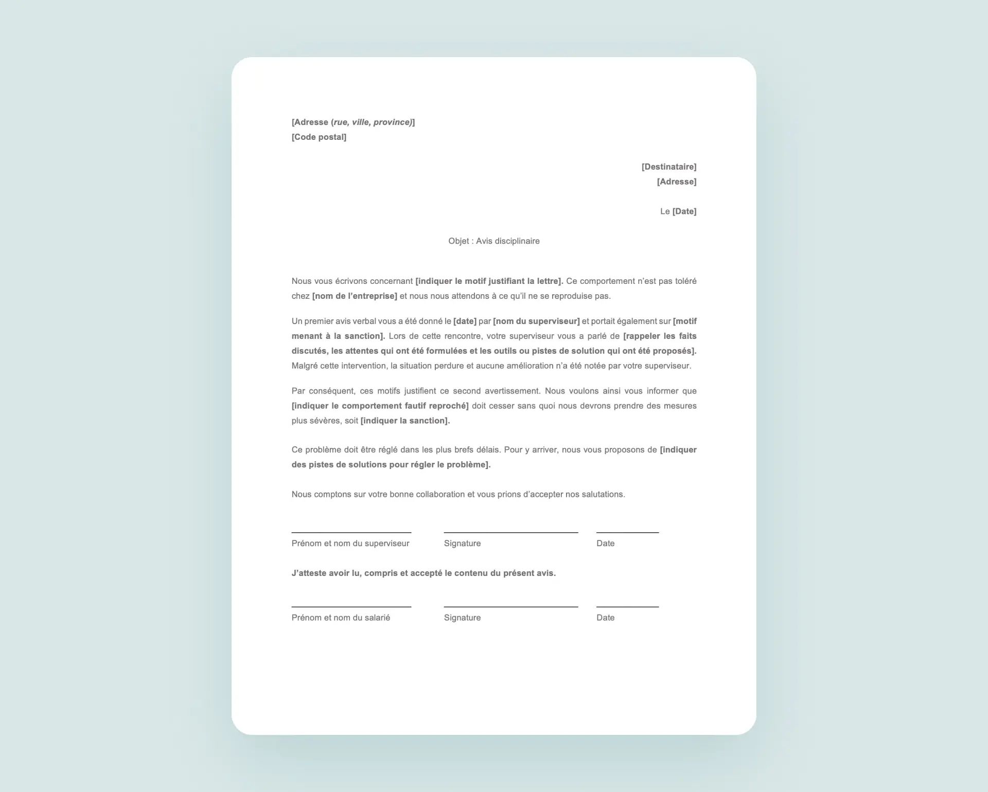 Modèle Lettre Contestation Accident Du Travail www.agendrix.com