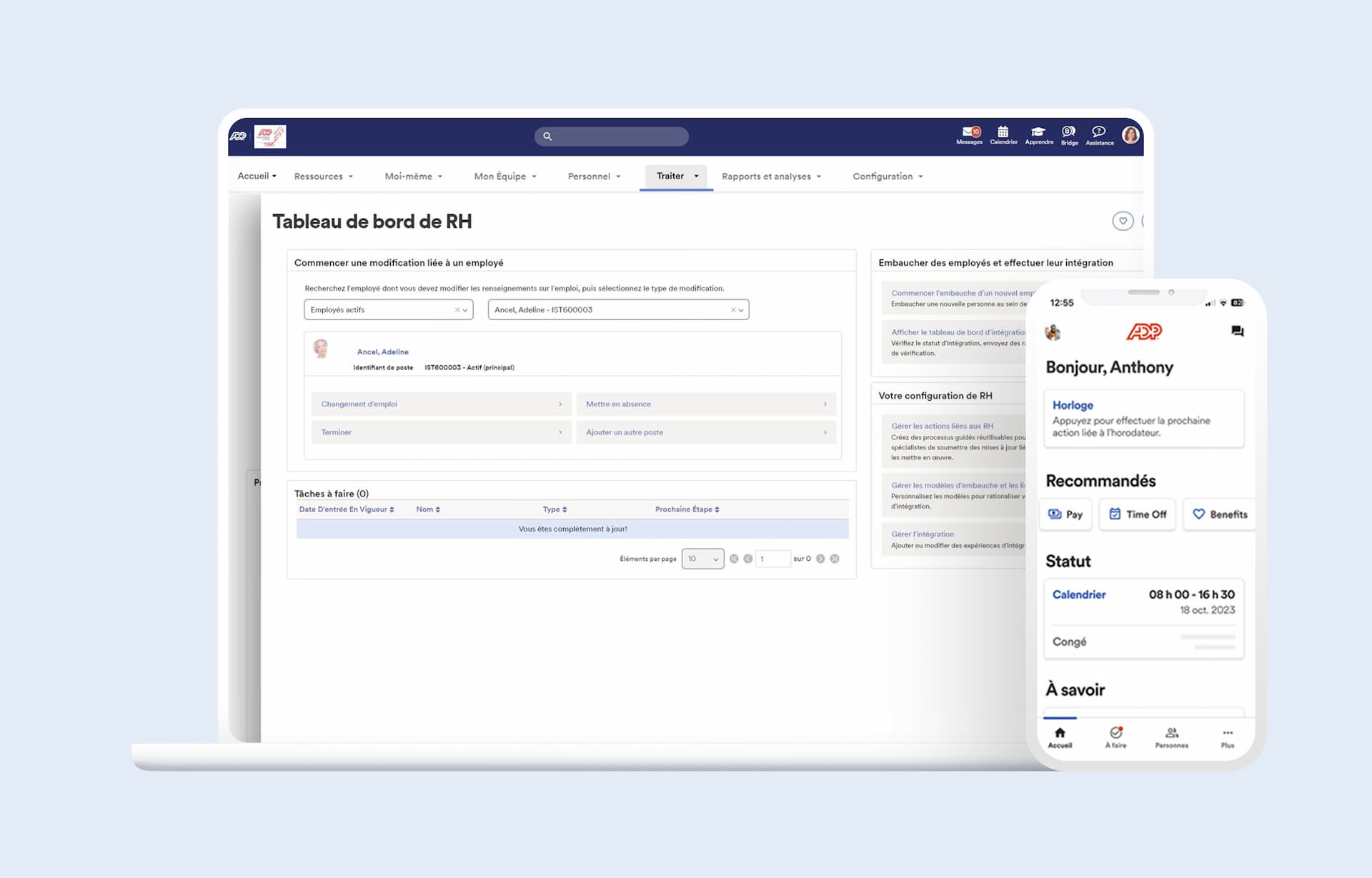 ADP, logiciel RH pour PME