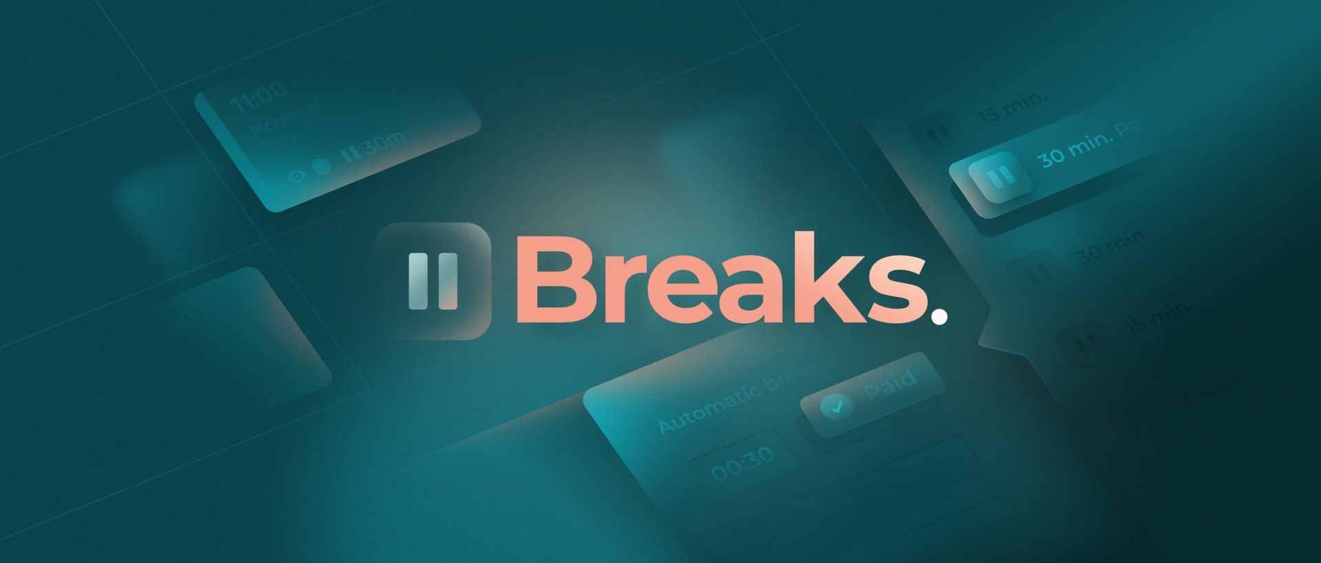 Automated Breaks in the scheduling app Agendrix