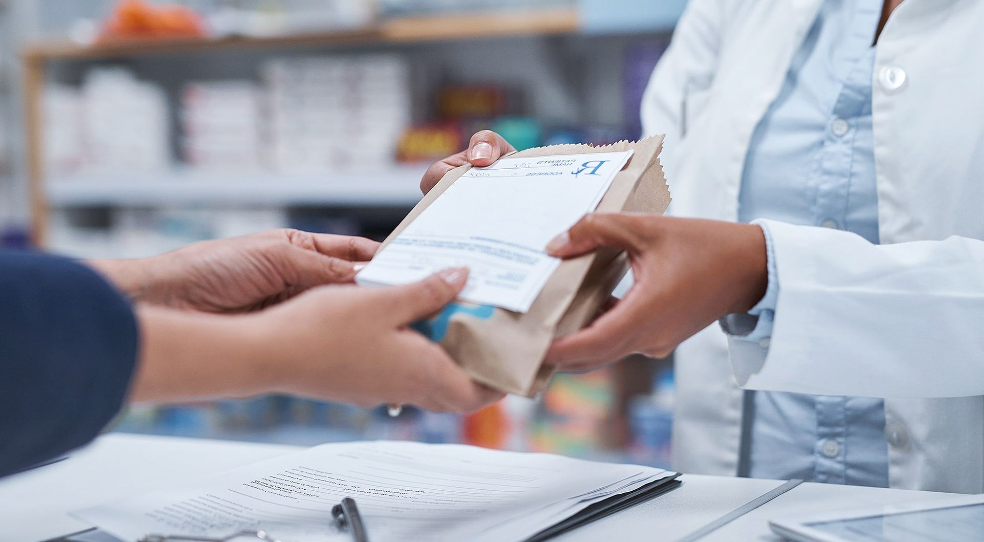 Remise d'une prescription à un client en sevrage