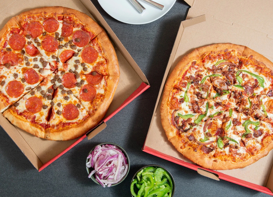 Différentes pizzas vendues chez Pizza Salvatoré.