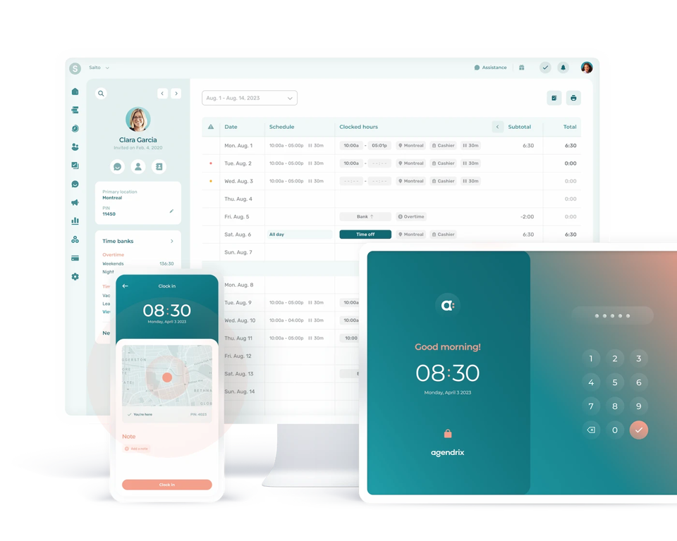 A look at Agendrix, the most reviewed scheduling app in Canada.