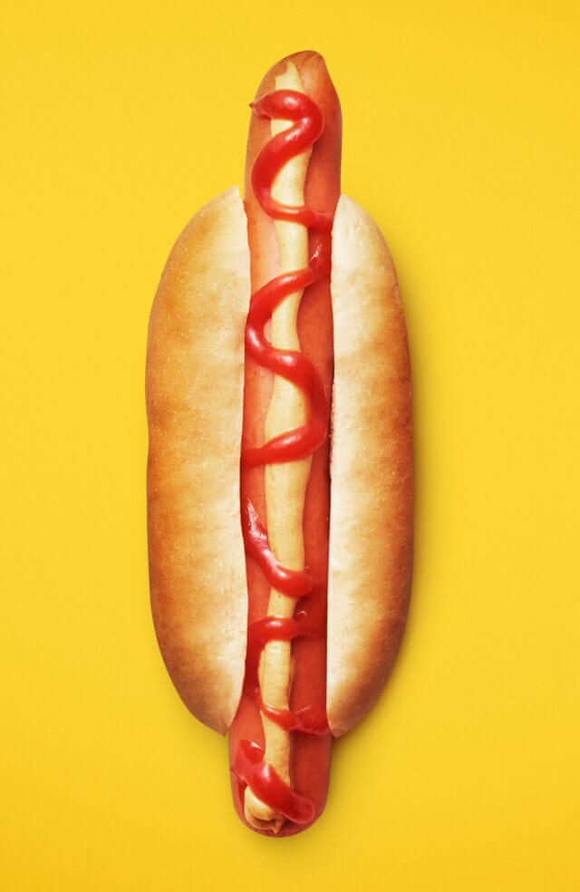 Hot dog classique de chez Valentine