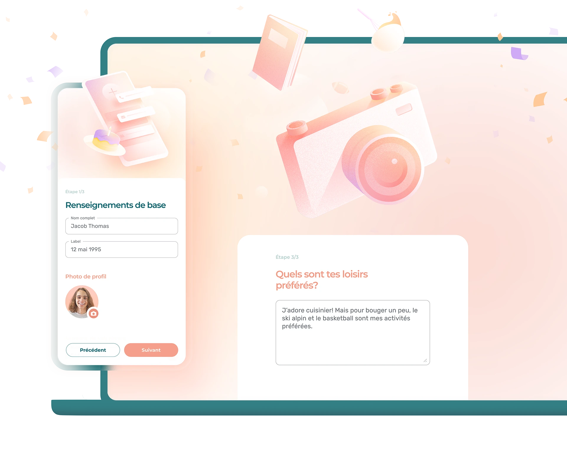 Illustration de notre logiciel d’accueil et d’intégration des employés avec questionnaire de bienvenue