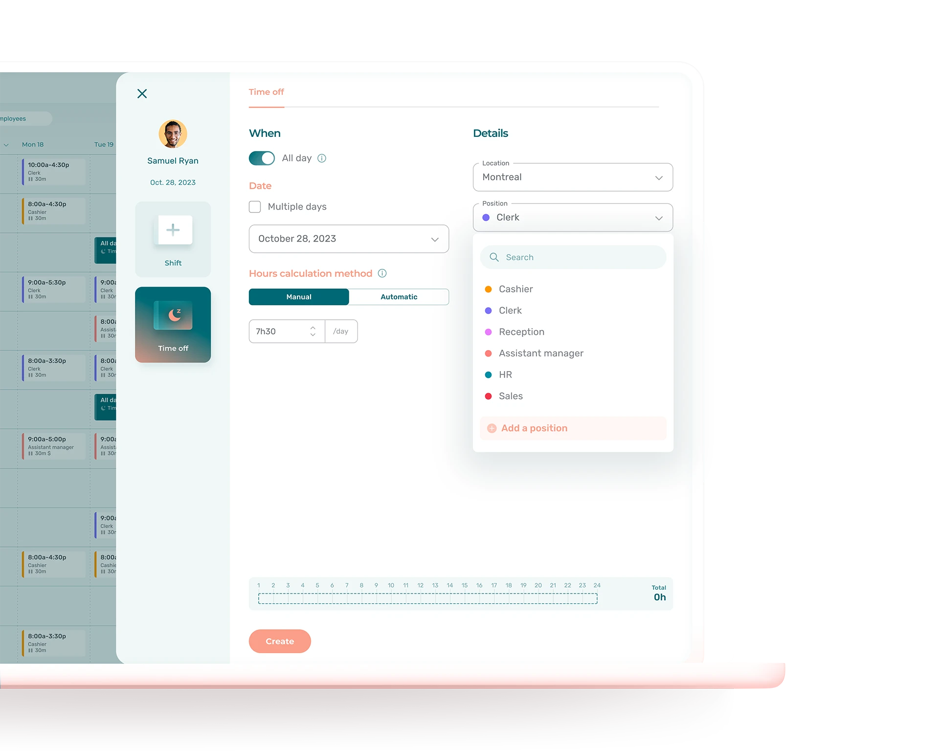 Time off management software