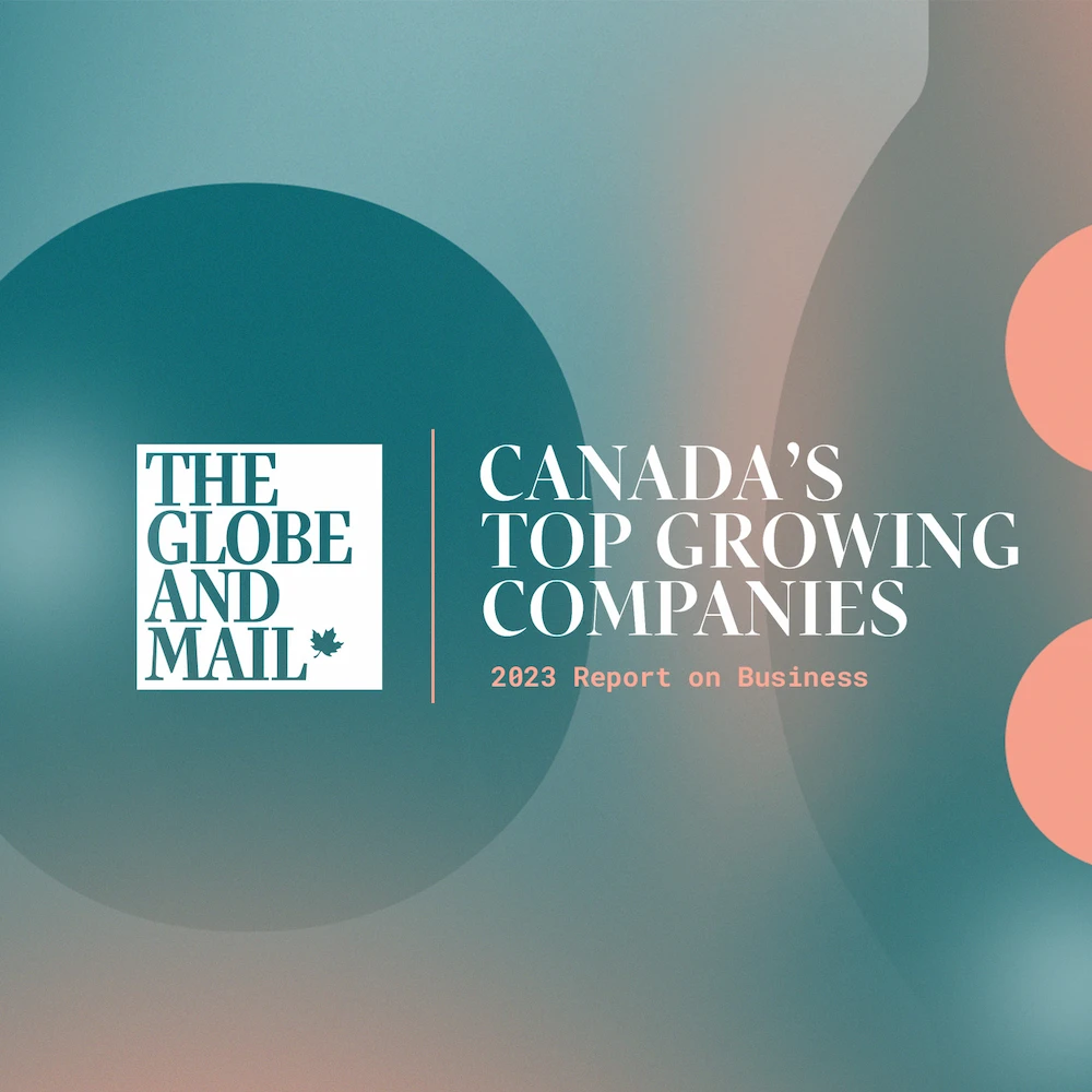 Logo of Globe and Mail and Canada's Top Growing Companies